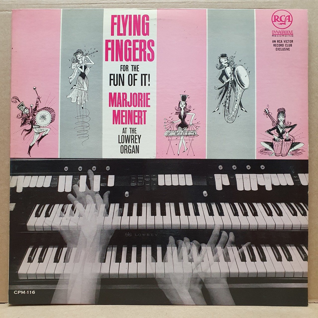 FLYING FINGERS FOR THE FUN OF IT / MARJORIE MEINERT (1965) - LP 2.EL PLAK