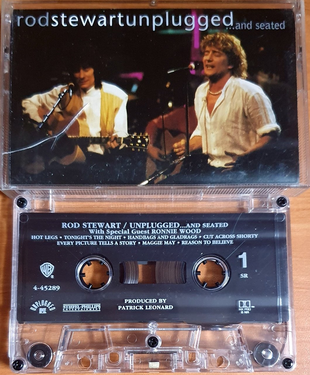 ROD STEWART - UNPLUGGED AND SEATED (1993) - KASET MADE IN USA 2.EL