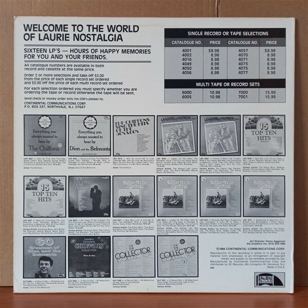 LEADERS OF THE PACK VOL. 3 / THE EVERLY BROTHERS, INEZ FOX, DEE CLARK, DEL SHANNON, THE OLYMPICS, JIMMY CURTIS (1986) - LP 2.EL PLAK
