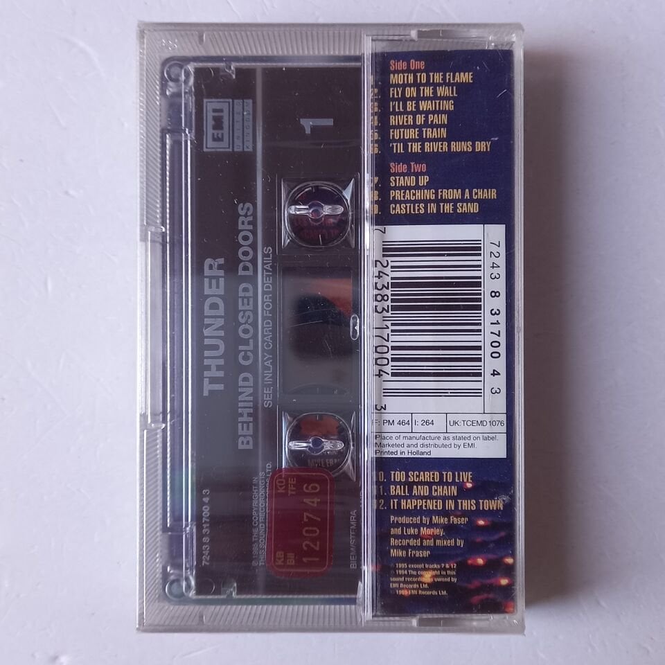 THUNDER - BEHIND CLOSED DOORS (1995) - KASET SIFIR