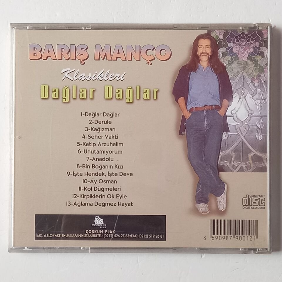 BARIŞ MANÇO – KLASİKLERİ / DAĞLAR DAĞLAR (1987) - CD REISSUE 2.EL