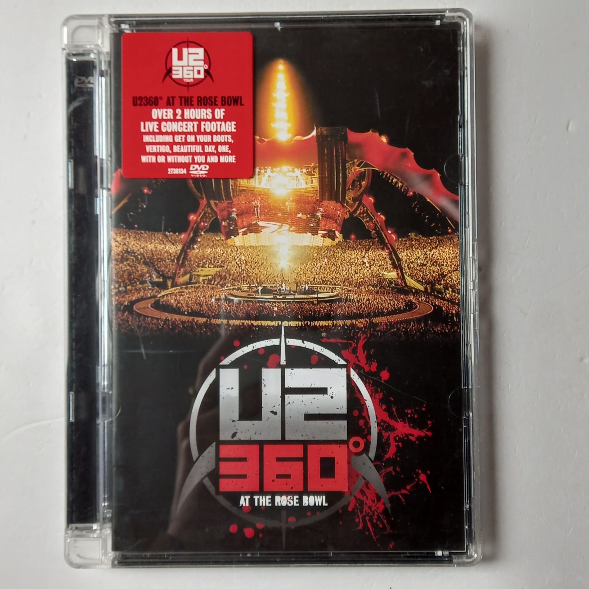U2 - 360 AT THE ROSE BOWL - DVD JEWEL CASE 2.EL