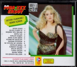 MUAZZEZ ERSOY - SEVEN OLMAZKİ / SENİN İÇİNDİ (1991) - CD 2.EL