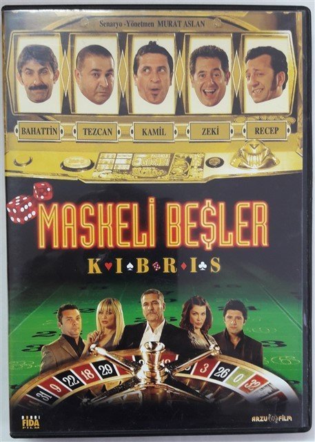 MASKELİ BEŞLER KIBRIS - MEHMET ALİ ERBİL - PEKER AÇIKALIN - MURAT ASLAN - DVD 2.EL