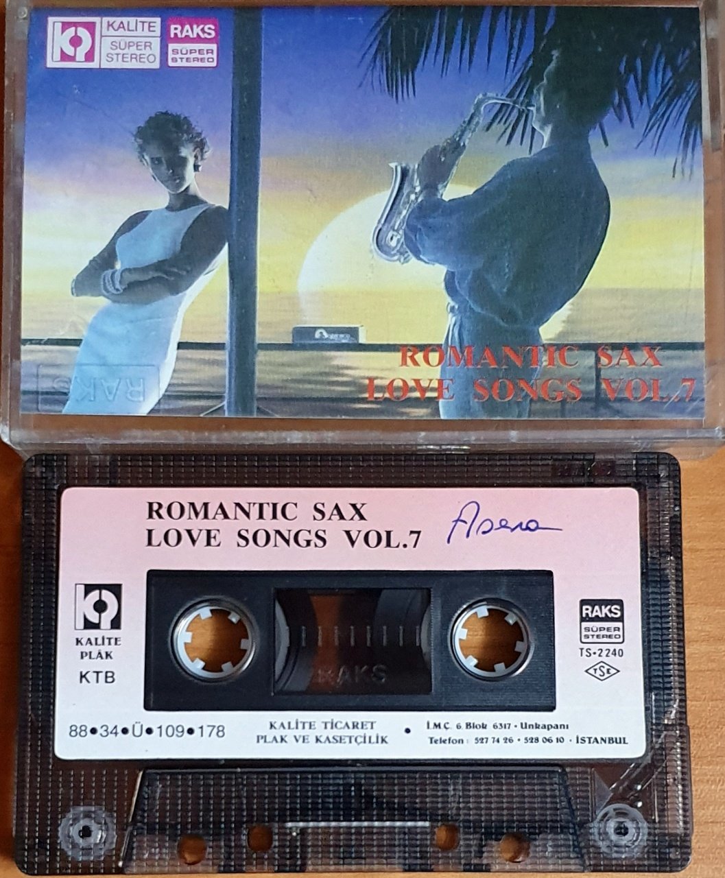 ROMANTIC SAX LOVE SONGS VOL.7 (1988) - KASET KALİTE 2.EL