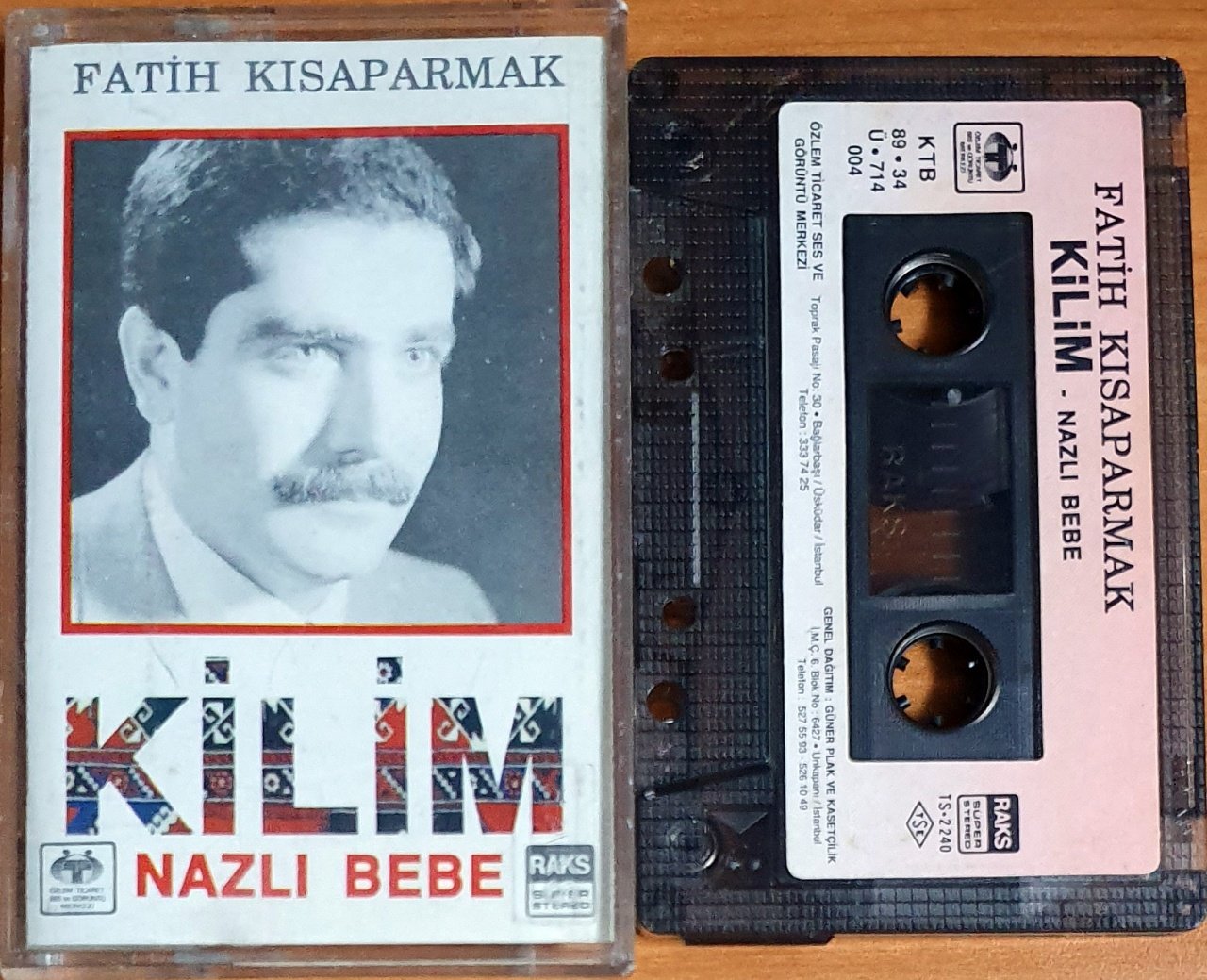 FATİH KISAPARMAK - KİLİM / NAZLI BEBE (1989) - KASET ÖZLEM TİCARET 2.EL