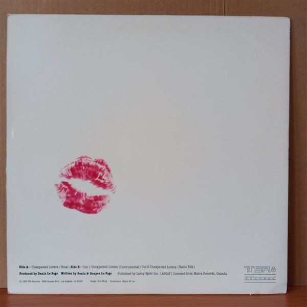 LIME – UNEXPECTED LOVERS (1985) - 12'' 33RPM MAXI SINGLE 2.EL PLAK
