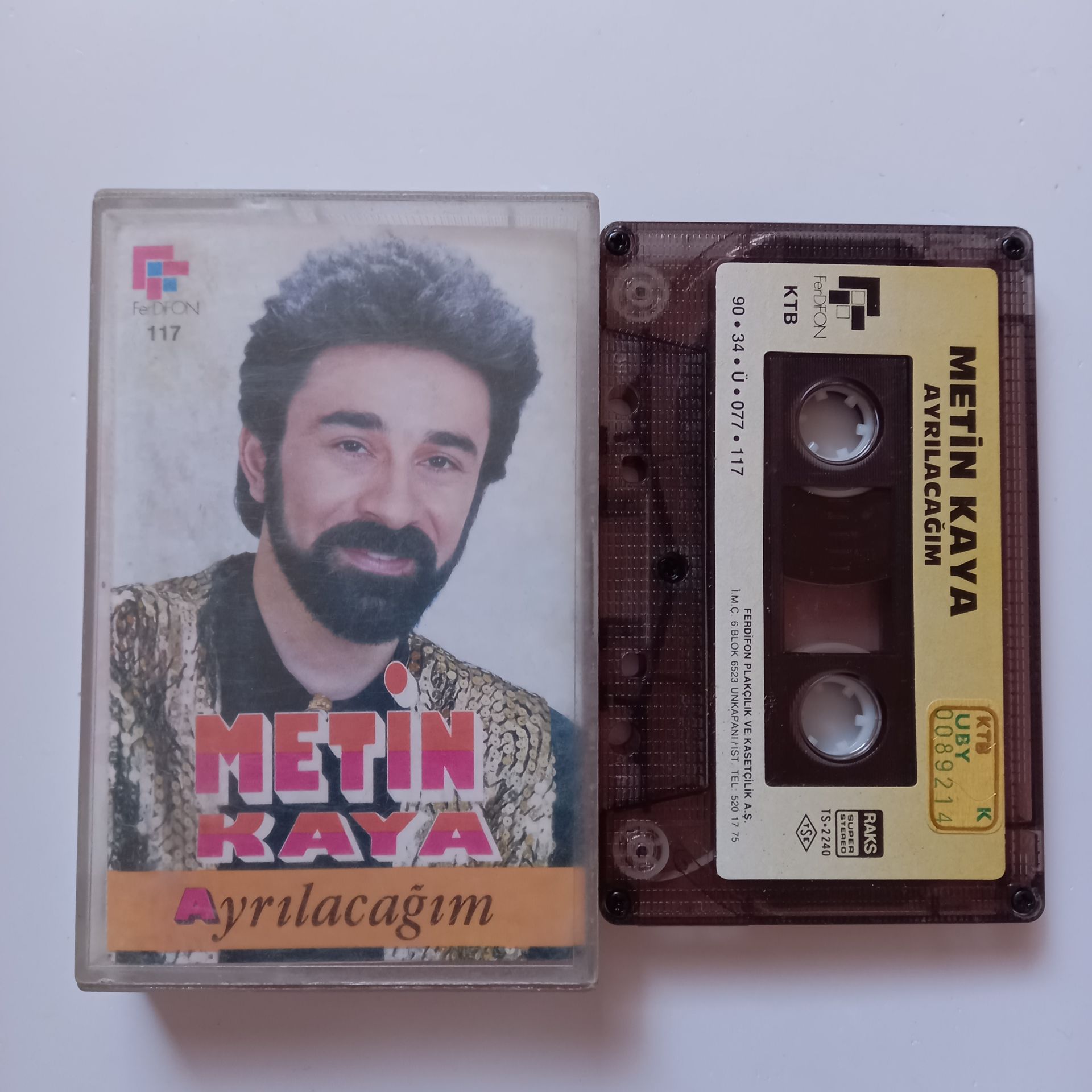 METİN KAYA - AYRILACAĞIM (1990) - KASET 2.EL