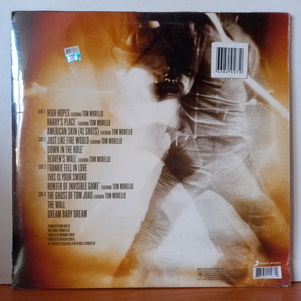 BRUCE SPRINGSTEEN – HIGH HOPES (2014) - 2LP 180GR SIFIR PLAK KAPAK HAFİF DEFOLU