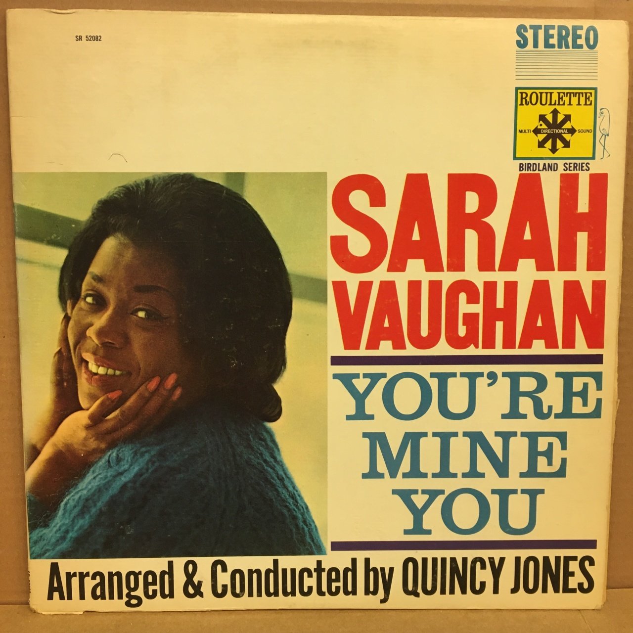 SARAH VAUGHAN - YOU'RE MINE YOU 2.EL PLAK QUINCY JONES