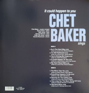 CHET BAKER - IT COULD HAPPEN TO YOU (1958) - LP 180 GRAM SIFIR PLAK