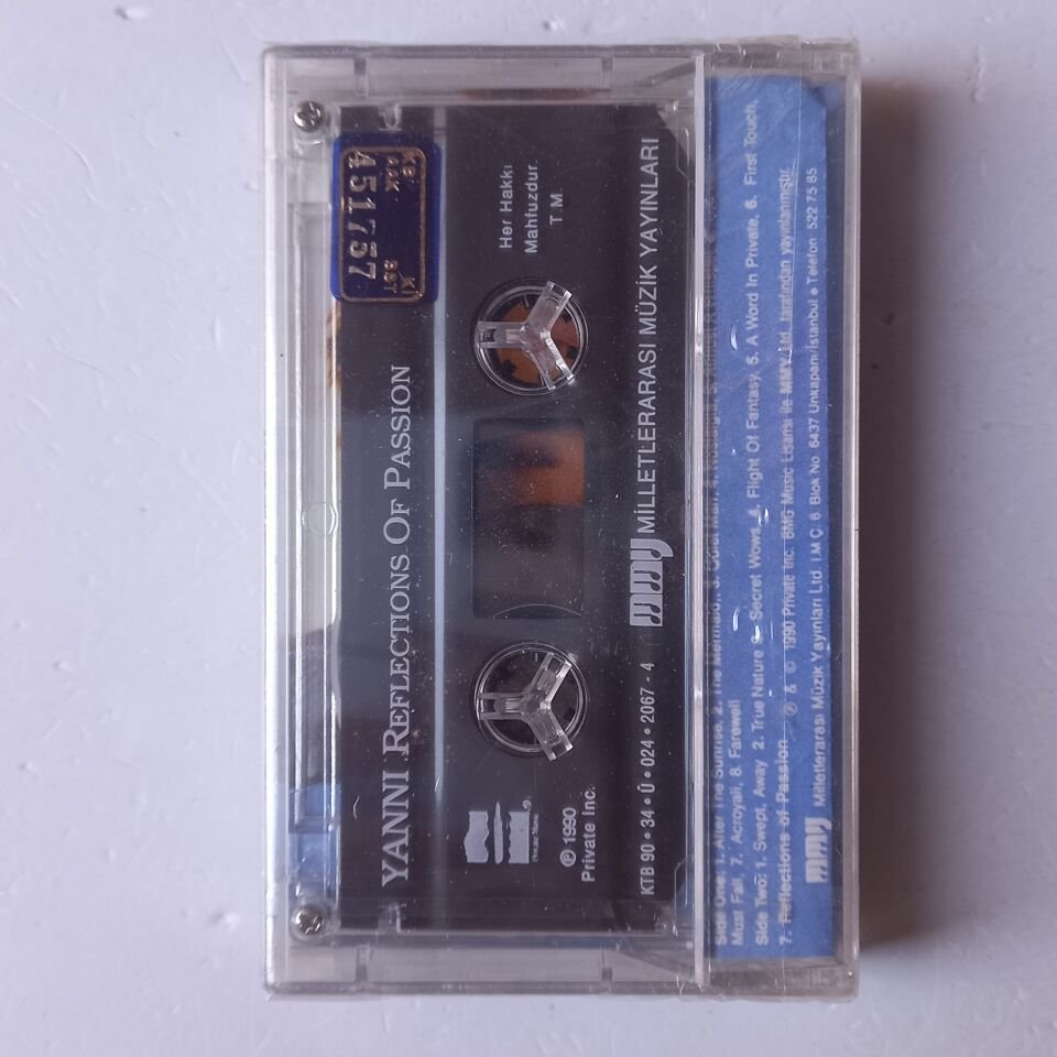 YANNI - REFLECTIONS OF PASSION (1990) - KASET SIFIR