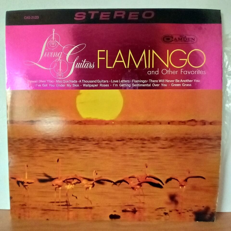 LIVING GUITARS – \'\'FLAMINGO\'\' AND OTHER FAVORITES (1967) - LP 2.EL PLAK