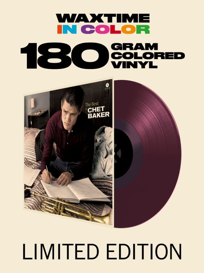CHET BAKER - THE BEST OF CHET BAKER (2021) - LP COMPILATION 180GR 2022 PURPLE COLOURED EDITION SIFIR PLAK
