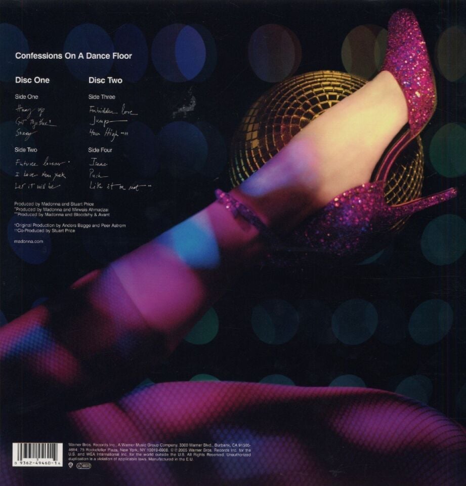 MADONNA - CONFESSIONS ON A DANCE FLOOR (2005) - 2LP 2026 SILVER COLOURED EDITION SIFIR PLAK