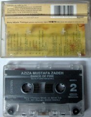 AZIZA MUSTAFA ZADEH - DANCE OF FIRE (1995) SONY CASSETTE MADE IN TURKEY ''USED''