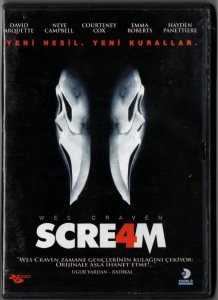 SCREAM 4 - ÇIĞLIK 4 - WES CRAVEN - DVD 2.EL