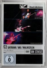 G3 - LIVE IN DENVER (2004) - JOE SATRIANI, STEVE VAI, YNGWIE MALMSTEEN - JEWEL CASE DVD 2.EL