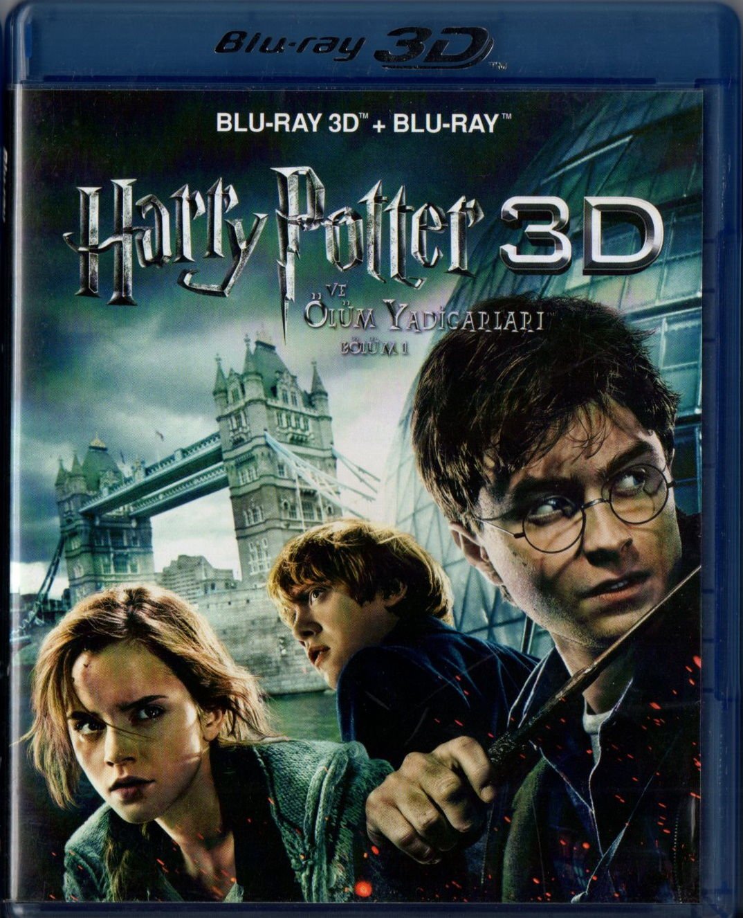 HARRY POTTER AND THE DEATHLY HALLOWS PART 1 - ÖLÜM YADİGARLARI 1 - 2 DİSK BLURAY + 3D - 2.EL