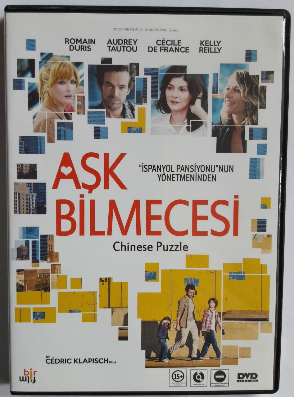 AŞK BİLMECESİ - CASSE-TÊTE CHINOIS - AUDREY TAUTOU - ROMAIN DURIS - CÉDRIC KLAPISCH - DVD 2.EL