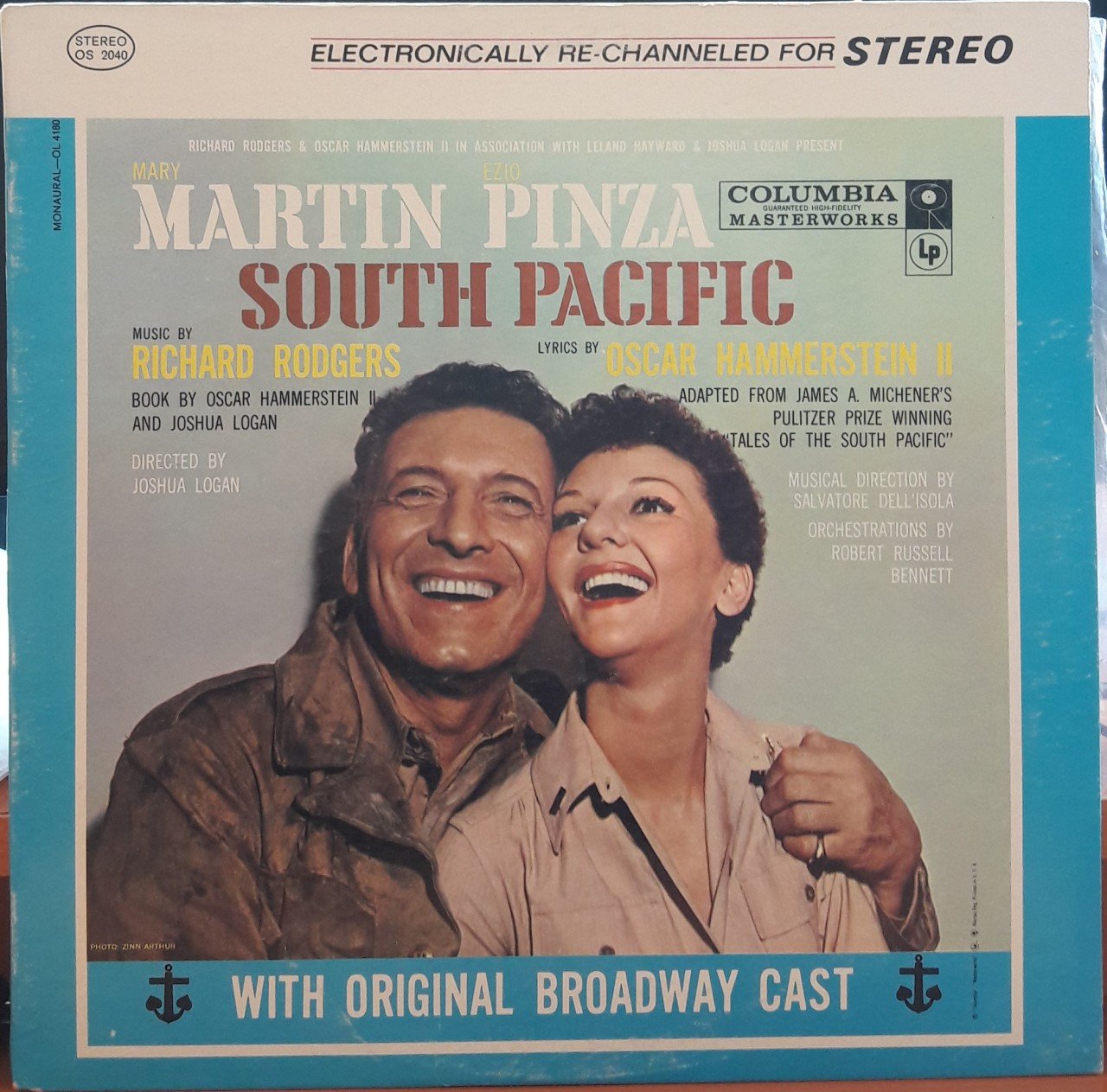SOUTH PASIFIC - ORIGINAL BROADWAY CAST - LP 2.EL PLAK