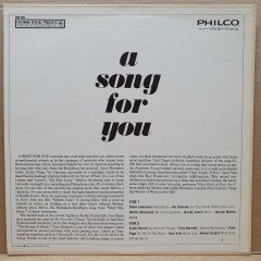 A SONG FOR YOU / STEVE LAWRENCE, VIC DAMONE, BARBRA STREISAND, EYDIE GORME, TONY BENNETT - LP 2.EL PLAK