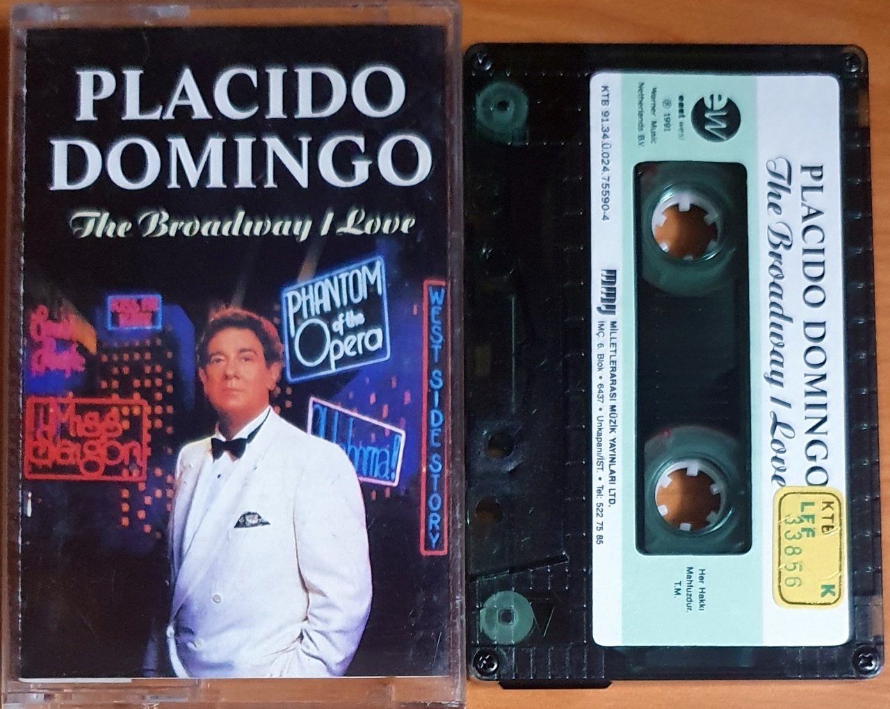 PLACIDO DOMINGO - THE BROADWAY I LOVE (1991) - KASET 2.EL
