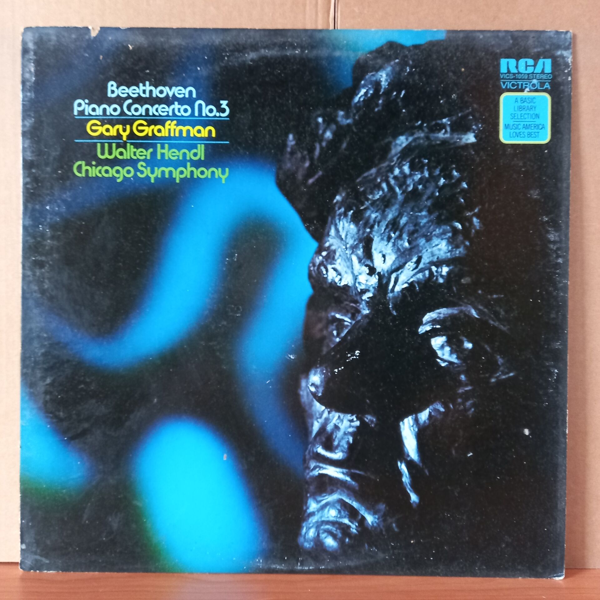 BEETHOVEN: PIANO CONCERTO NO. 3 / GARY GRAFFMAN, THE CHICAGO SYMPHONY ORCHESTRA, WALTER HENDL - LP 2.EL PLAK