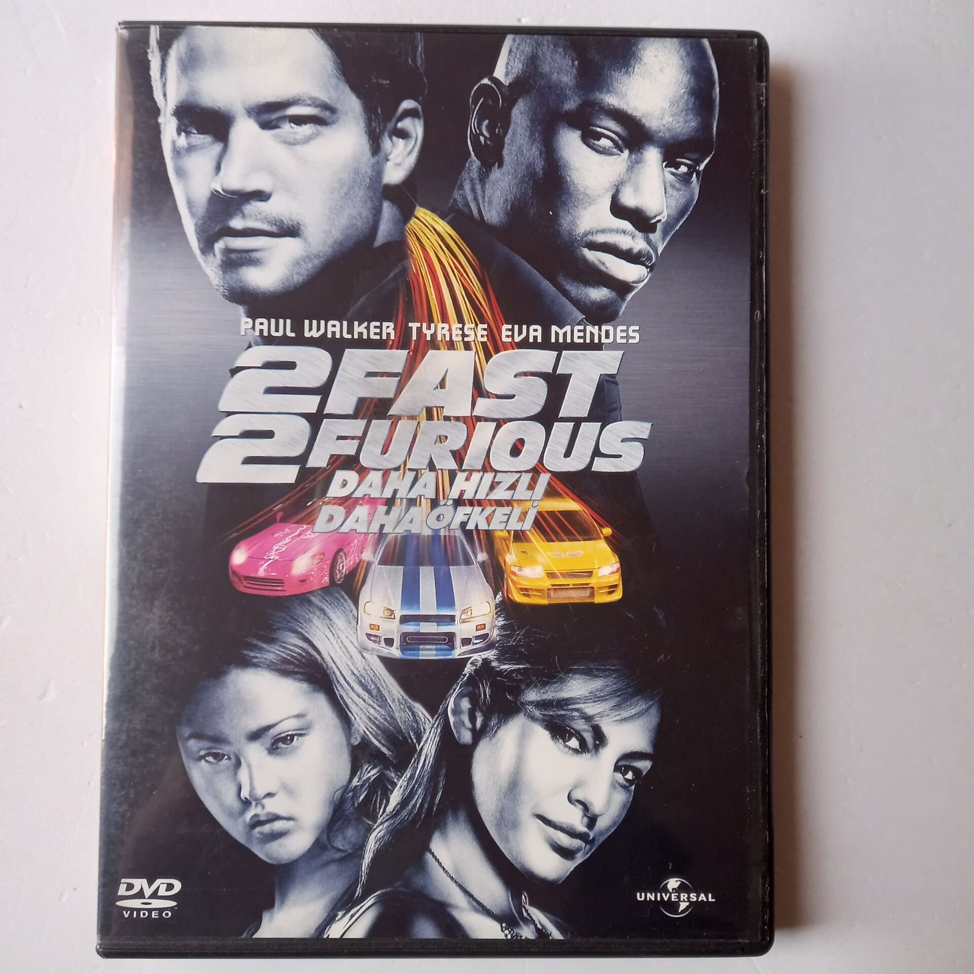 2 FAST 2 FURIOUS - DAHA HIZLI DAHA ÖFKELİ - PAUL WALKER - TYRESE - EVA MENDES - DVD 2.EL