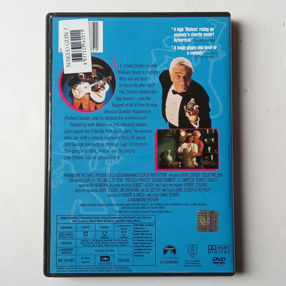 THE NAKED GUN 2 1/2 THE SMELL OF FEAR - DVD 2.EL