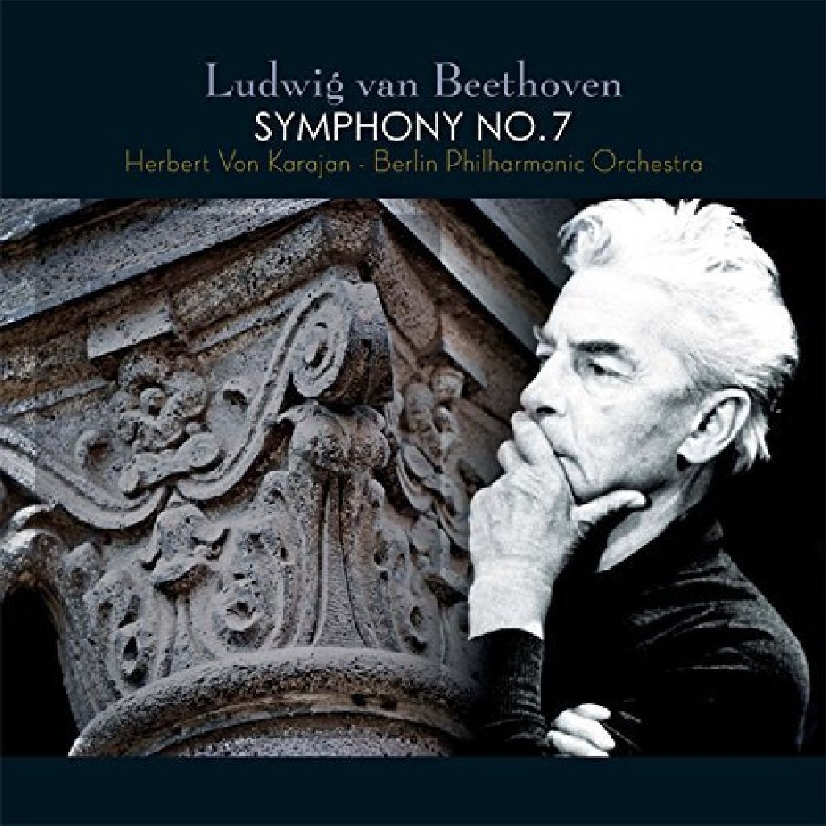 BEETHOVEN SYMPHONY NO:7 KARAJAN BERLIN PHILHARMONIC ORC. SIFIR LP
