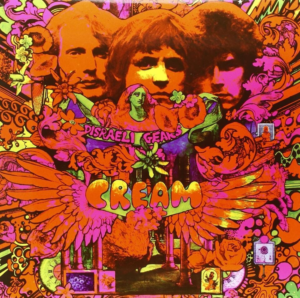 CREAM - DISRAELI GEARS (1967) - LP 180GR 2007 EMBOSSED COVER MONO EDITION SIFIR PLAK