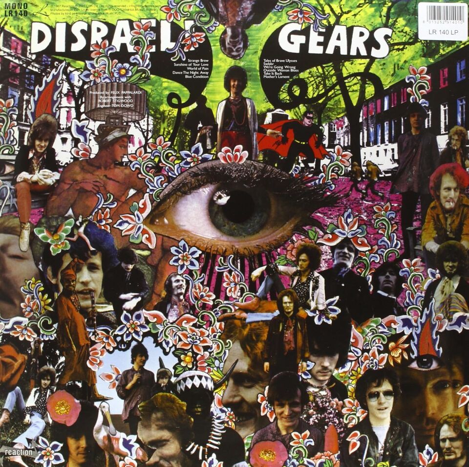 CREAM - DISRAELI GEARS (1967) - LP 180GR 2007 EMBOSSED COVER MONO EDITION SIFIR PLAK