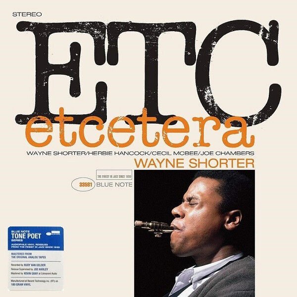 WAYNE SHORTER - ETCETERA (1980) - LP BLUE NOTE TONE POET SERIES 180GR 2019 EDITION SIFIR PLAK