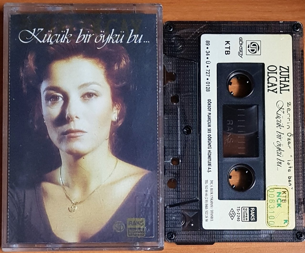ZUHAL OLCAY - KÜÇÜK BİR ÖYKÜ BU (1989) GÖKSOY KASET 2.EL
