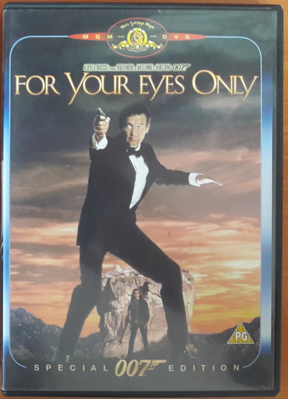 007 JAMES BOND FOR YOUR EYES ONLY - ROGER MOORE - DVD 2.EL TR ALTYAZI YOKTUR
