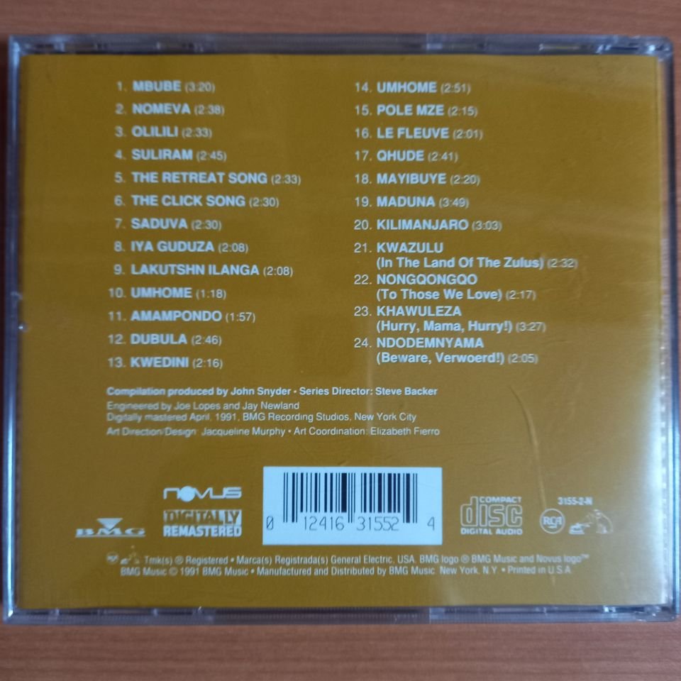 MIRIAM MAKEBA – AFRICA (1991) - CD 2.EL