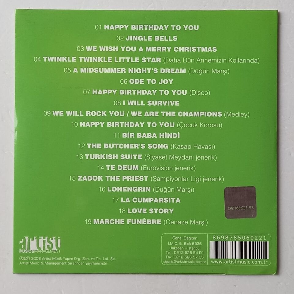 GEREKLİ ŞARKILAR (2008) - CD DIGISLEEVE 2.EL