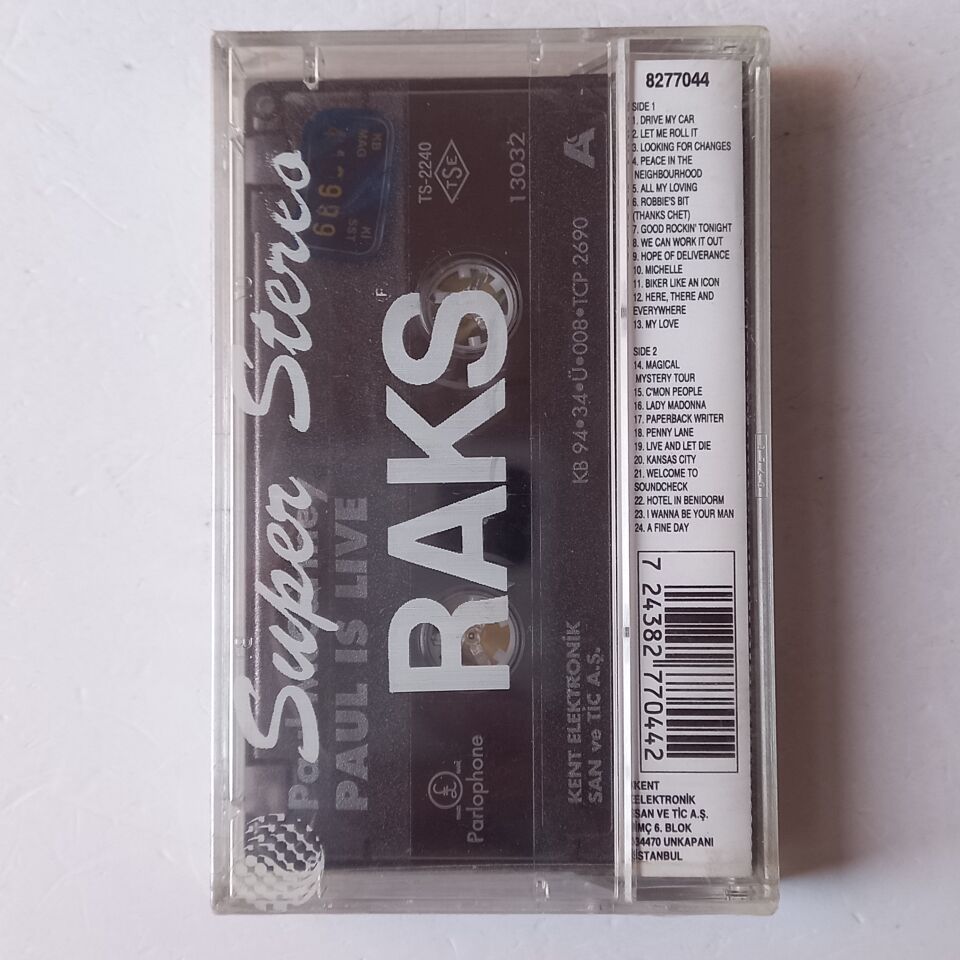 PAUL MCCARTNEY – PAUL IS LIVE (1988) - KASET 1994 REISSUE SIFIR