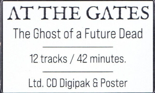 AT THE GATES - GHOST OF A FUTURE DEAD (2026) - CD + POSTER DELUXE EDITION MELODIC DEATH METAL / DIGIPACK AMBALAJINDA SIFIR