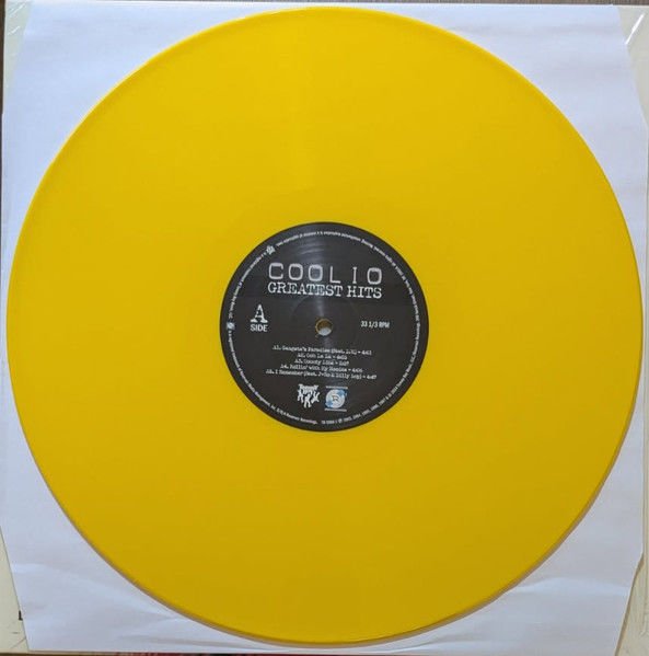 COOLIO - GREATEST HITS (2025) - LP 2025 YELLOW COLOURED EDITION SIFIR PLAK