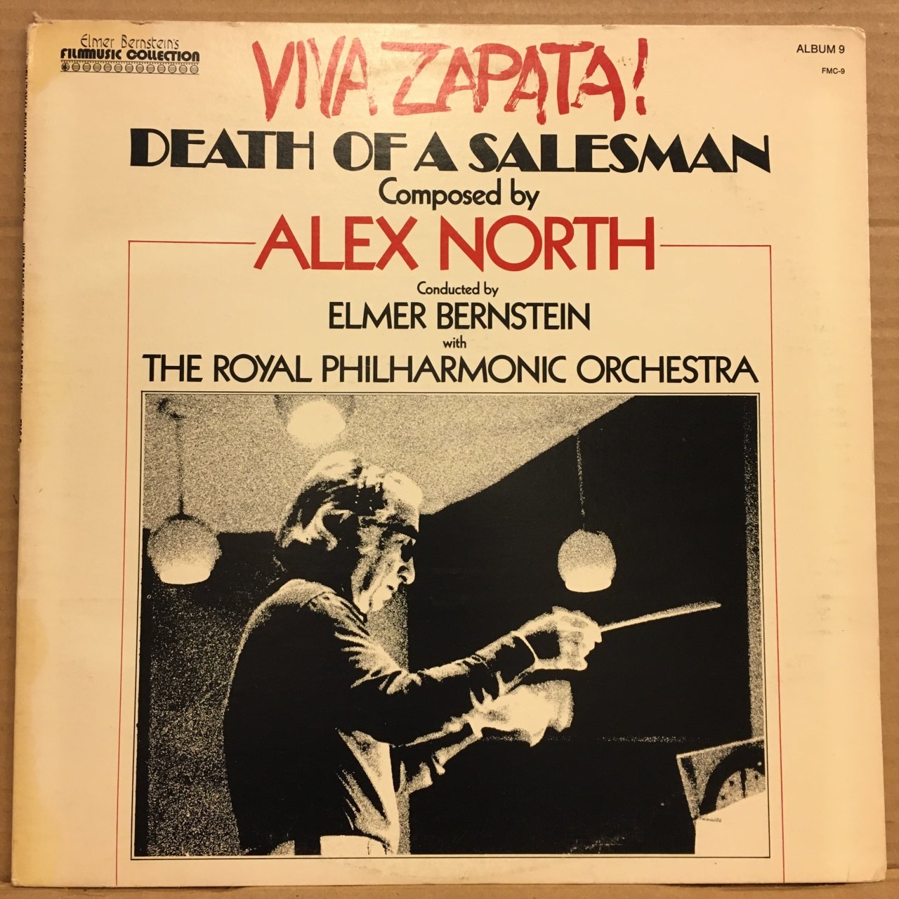 VIVA ZAPATA! / DEATH OF A SALESMAN, ALEX NORTH, ELMER BERNSTEIN ROYAL PHIL. ORC (1977) 2.EL PLAKR.  2.EL PLAK