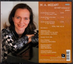ZEYNEP ÜÇBAŞARAN - W.A. MOZART K.533 / K.282 / K.284 (2007) - CD 2.EL