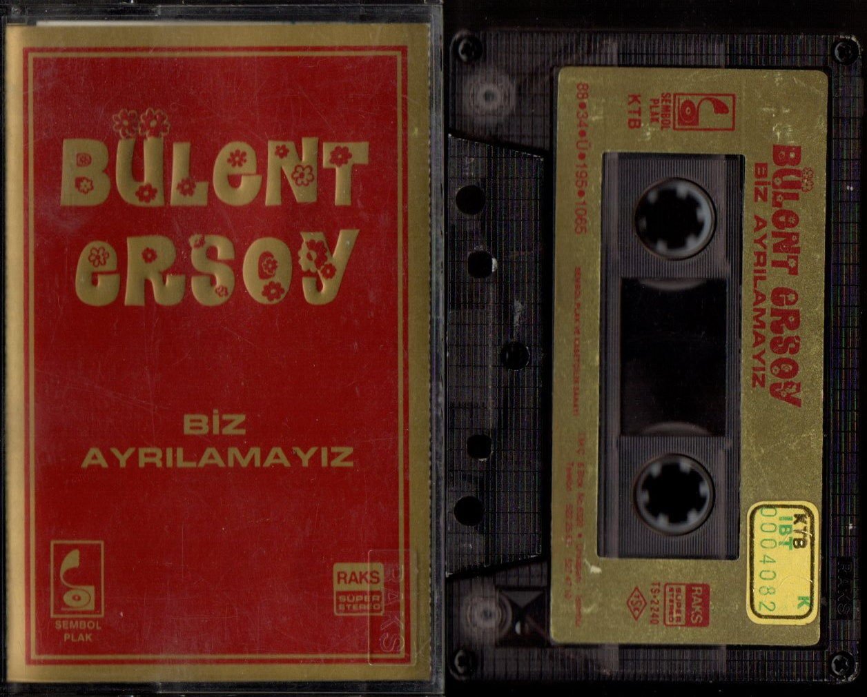 BÜLENT ERSOY - BİZ AYRILAMAYIZ (1988) - KASET 2.EL