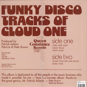 CLOUD ONE - FUNKY DISCO TRACKS (2016) LP SIFIR PLAK