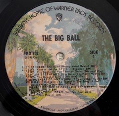 THE BIG BALL (GRATEFUL DEAD,ED SANDERS,BEACH BOYS,NEIL YOUNG,JAMES TAYLOR...) - 2.EL 2PLAK PROMOTIONAL COPY