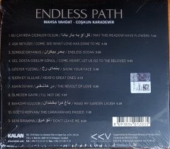 MAHSA VAHDAT & COŞKUN KARADEMİR - ENDLESS PATH (2018) - CD SIFIR