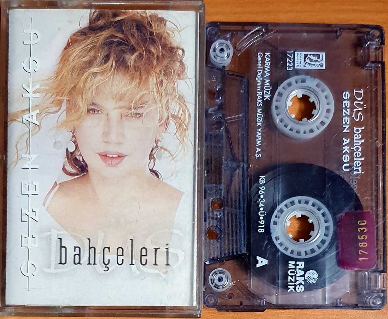 SEZEN AKSU - DÜŞ BAHÇELERİ (1996) - KASET RAKS 2.EL