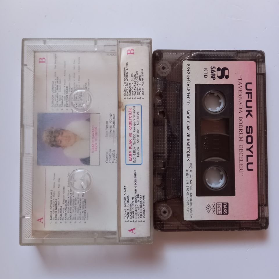 UFUK SOYLU - TAVERNADA BODRUM GECELERİ (1988) - KASET 2.EL