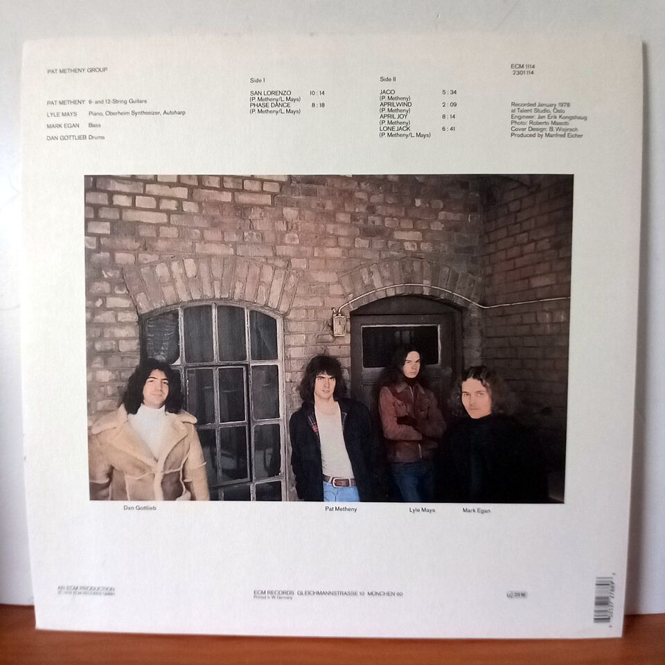PAT METHENY GROUP – PAT METHENY GROUP (1978) - LP 2018 REISSUE 180G 2.EL PLAK